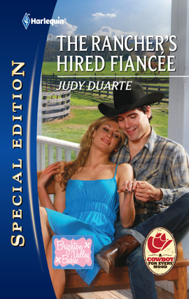 Cover image for The Rancher's Hired Fiancee